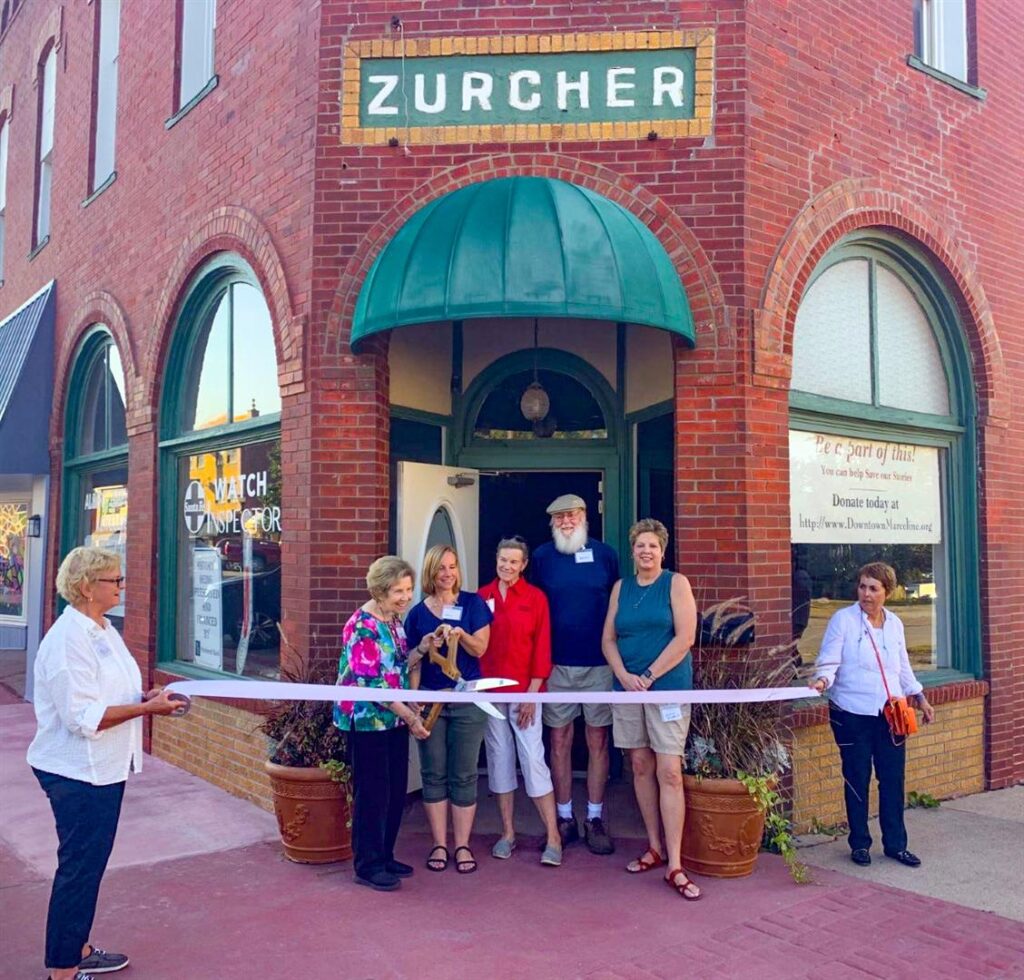 Revitalization of Zurcher building celebrated | DowntownMarceline.org